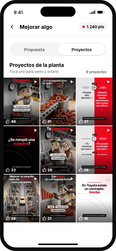 Proyectos para votar
